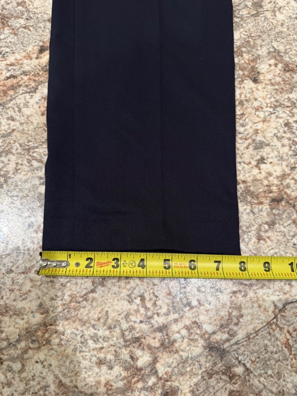 Van Heusen Mens Classic fit 2 Piece Suit 38R 35x29 Pants Navy Blue Solid Stretch - Picture 9 of 14